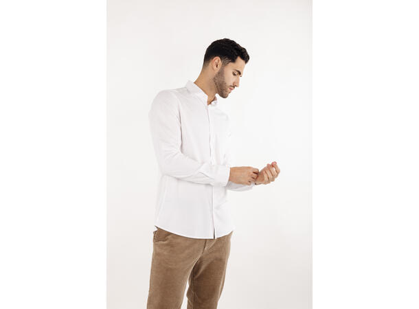 Brimi Shirt White L Bamboo viscose stretch shirt 
