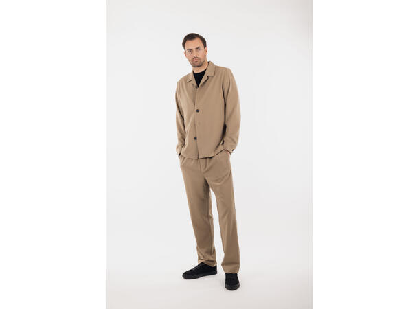 Ezra Pants Dark Sand M Wide pant 