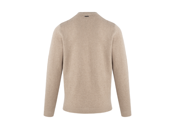 Hasse Sweater Oatmeal XL Lambswool sweater 