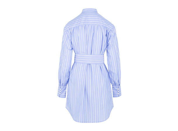 Hermine Dress Light Blue XL Striped shirt dress 