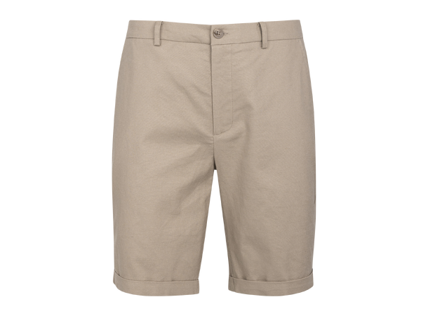 Hugo Shorts Walnut L Linen stretch shorts 