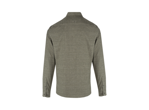 Jon Shirt Forest Night XL Brushed herringbone shirt 