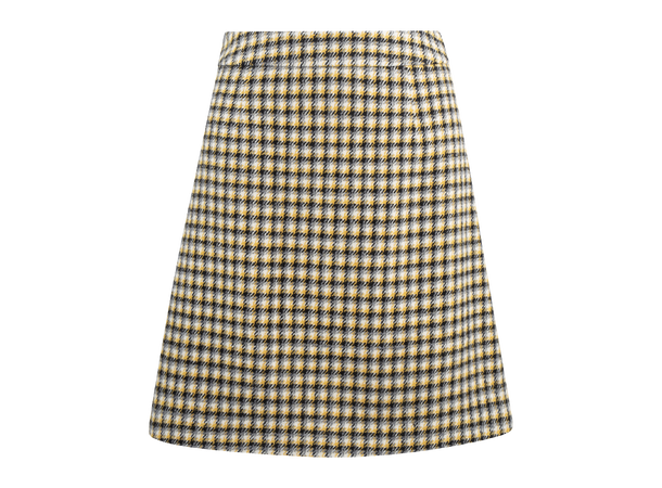 Karita Skirt Yellow check S A-line skirt 