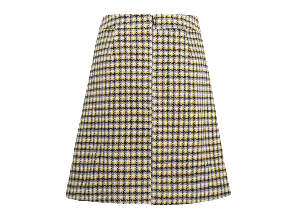 Karita Skirt Yellow check S A-line skirt 