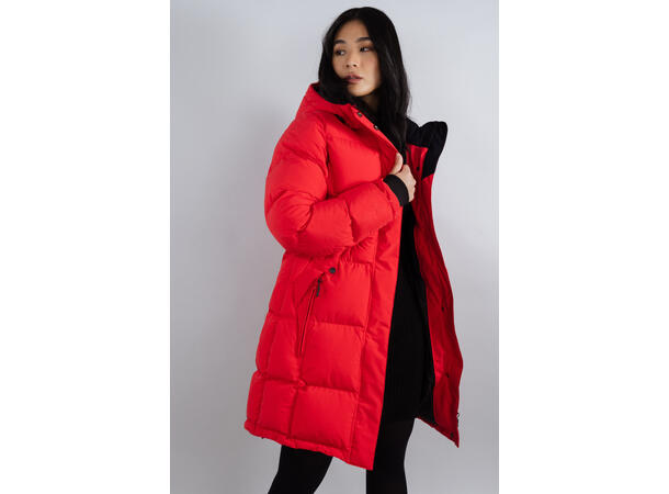 Laya Down Parka Lipstick Red S Down padded parka 