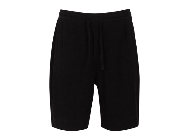 Miquel Shorts Black L Linen slub shorts 