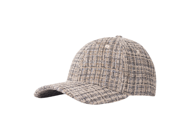 Monaco Cap Mid Brown One Size Boucle Cap 