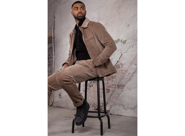 Rayan Overshirt Sand S Corduroy stretch overshirt 