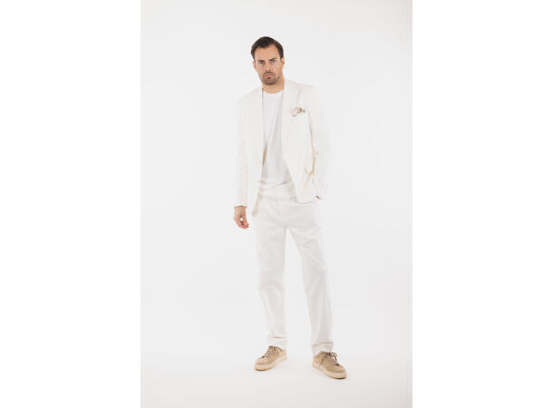 Sixten Blazer White XXL Linen stretch blazer 