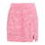 Barbro Skirt Pink XS Boucle mini skirt 