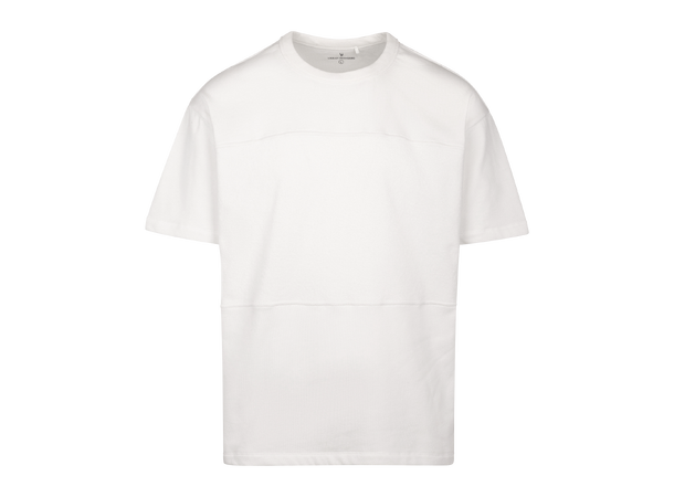 Adolfo Tee Snow White XL Block stripe terry t-shirt 