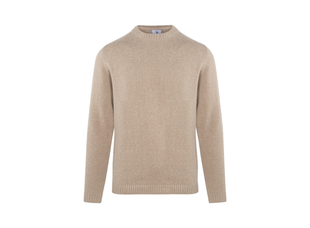 Basse Sweater Oatmeal XXL Lambswool with patch 