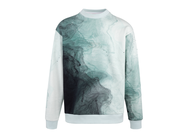 Bernstein Sweatshirt Deep Ocean AOP L Crew neck AOP sweater 