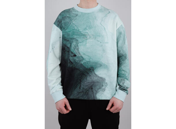 Bernstein Sweatshirt Deep Ocean AOP L Crew neck AOP sweater 