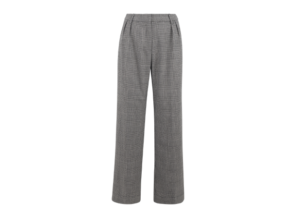 Birgit Pants Grey S Tailored plaid pants 