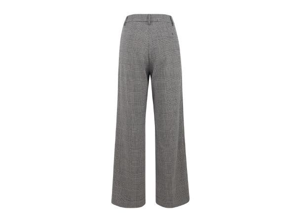 Birgit Pants Grey S Tailored plaid pants 