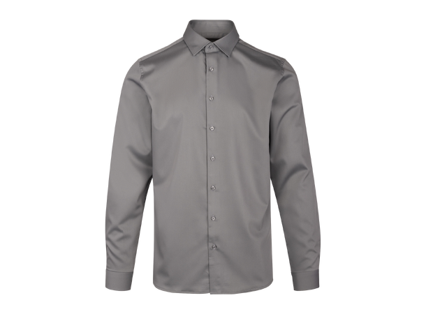 Buffon Shirt Grey L Viscose stretch shirt 