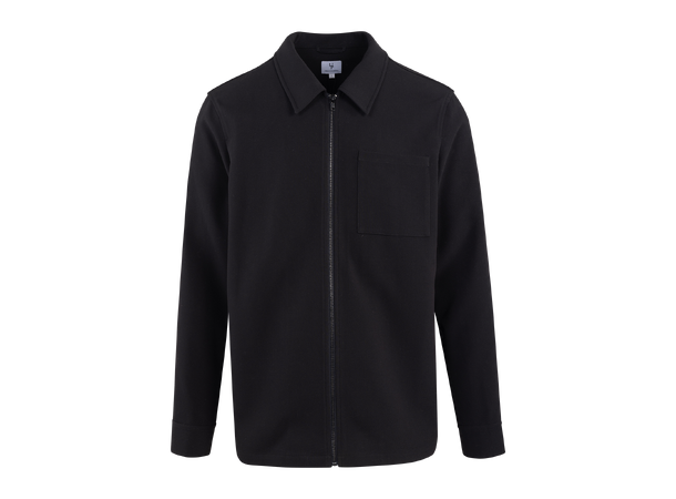 Cassedy Overshirt Black S Dressy zip shirt 