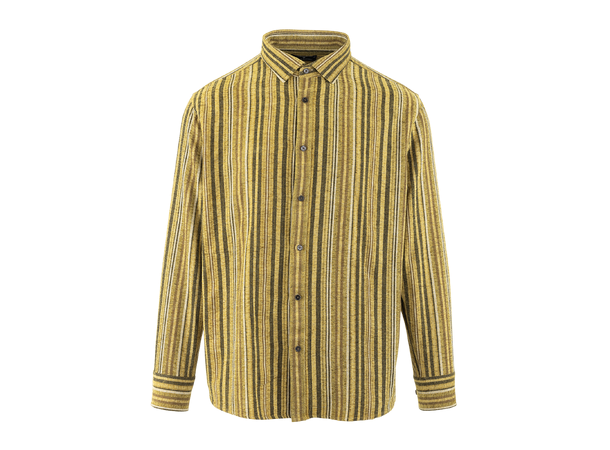 Cedrik Shirt Yellow XL Striped boxy shirt 