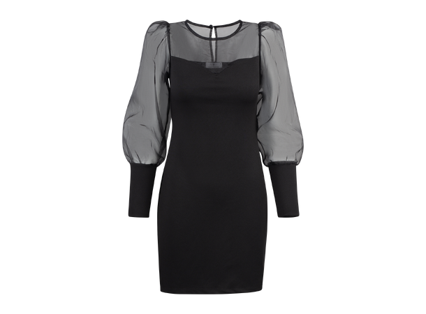 Elfi Dress Black M Organze sleeved dress 