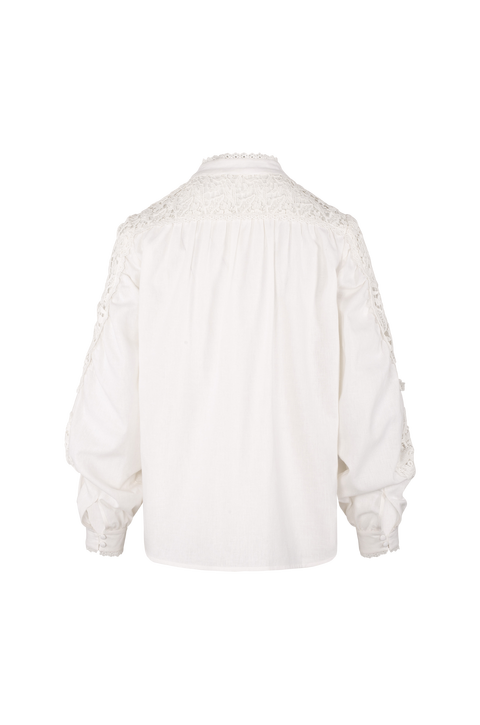 Eloise Blouse Cotton lace detail blouse