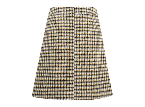 Karita Skirt Yellow check M A-line skirt 