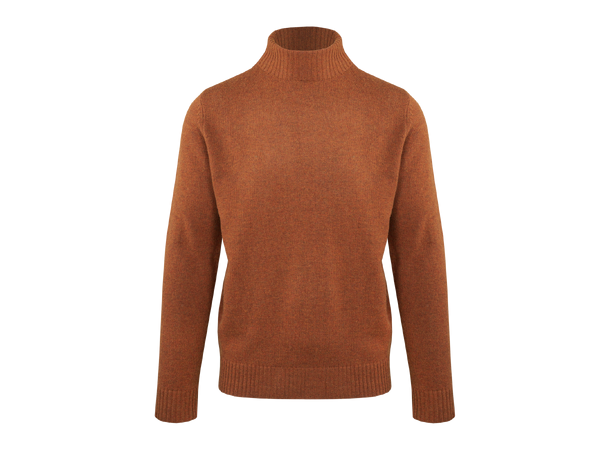 Lasse Sweater Fired clay XXL Lambswool t-neck 