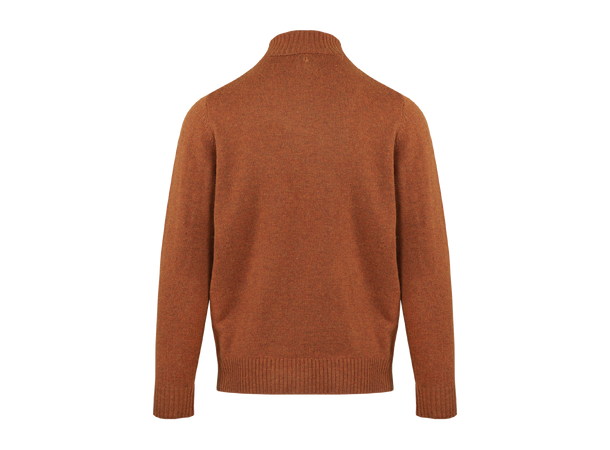 Lasse Sweater Fired clay XXL Lambswool t-neck 