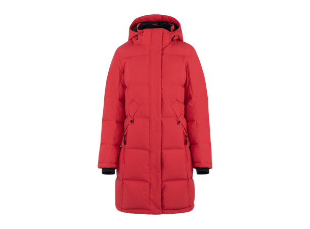 Laya Down Parka Lipstick Red M Down padded parka 