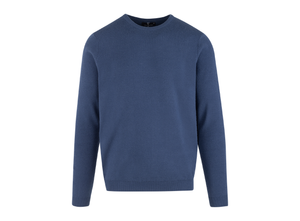 Luca Sweater Petrol XL Soft knit viscose crew neck 