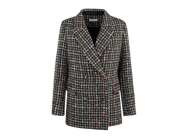 Mikaela Blazer Black multi S Boucle blazer