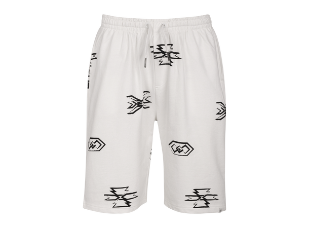 Pavel Shorts White S AOP terry shorts 