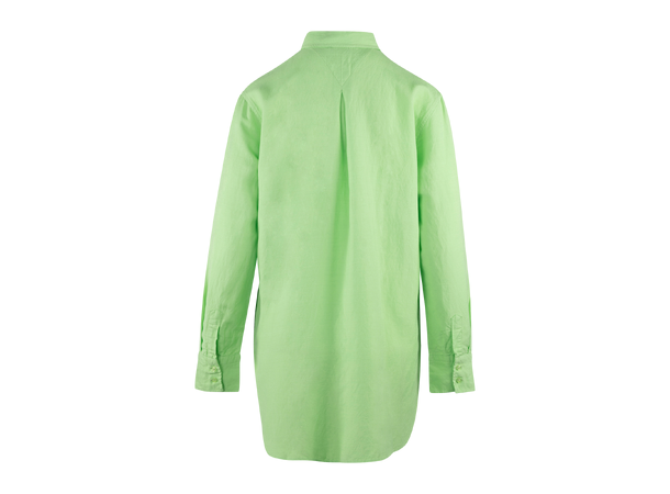 Tippa Shirt Lime M Oversize linen shirt 