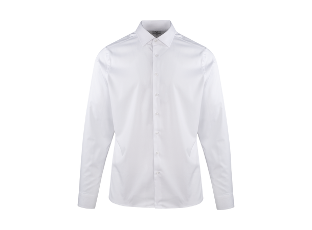 Tommaso Shirt White XL Stretch twill bamboo shirt 