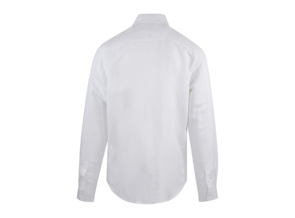 Yoselito shirt White M Linen wide spread shirt 