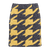 Riki Skirt Yolk Yellow S Houndstooth knit skirt 