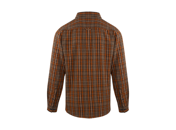 Carew Shirt Rust M Check cotton shirt 