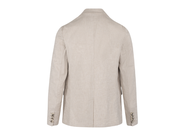 Dante Blazer Sand XL Linen stretch herringbone blazer 