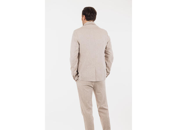 Dante Blazer Sand XL Linen stretch herringbone blazer 
