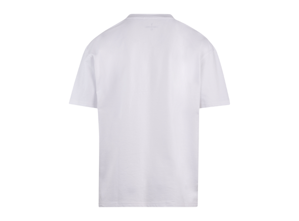 Ebba Tee White S Embossed logo t-shirt 