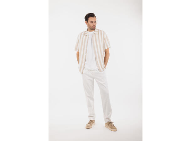 Elton pant White M Linen stretch pants 