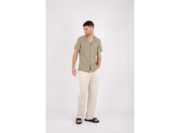 Greco Pant Sand M Wide slub pant 