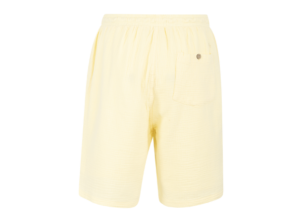 Joel Shorts Light Yellow L Cotton gauze shorts 