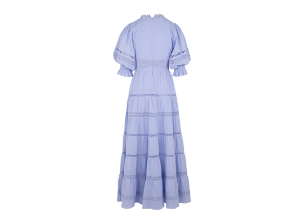 Paola Dress Vista Blue XL Lace maxi dress 