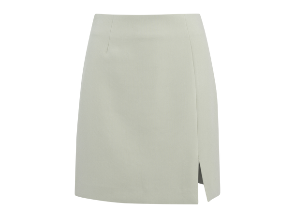 Polly Skirt Light green melange M Mini skirt with stretch 