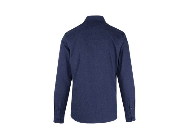Solan Shirt Navy XL Cut away collar flannell shirt 