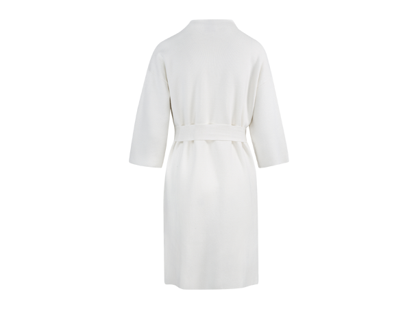 Sunisa Dress White L Viscose knit dress with belt 