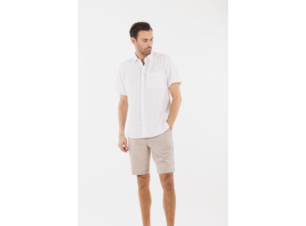 Valter Shorts Sand XL Linen stretch herringbone shorts 