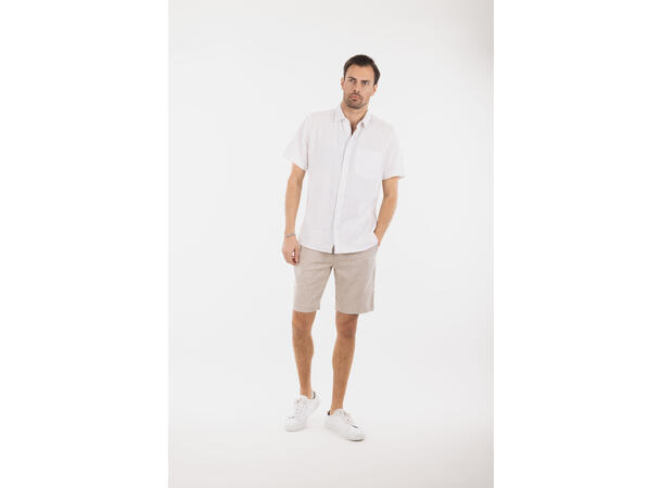 Valter Shorts Sand XL Linen stretch herringbone shorts 