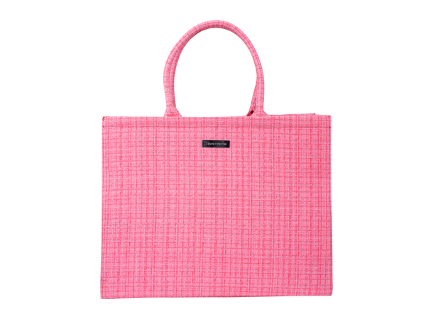 Venice Tote Bag Pink One Size Boucle tote bag 